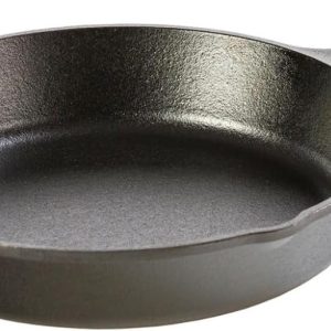 Lodge 10.25 Inch Cast Iron Pre-Seasoned Skillet – Signature Teardrop Handle - Use in the Oven, on the Stove, on the Grill, or Over a Campfire, Black